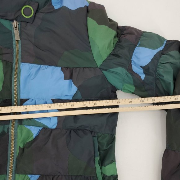 Skunkfunk Multicolor Camouflage Full Zip Mock Neck Puffer Jacket - Picture 10 of 16